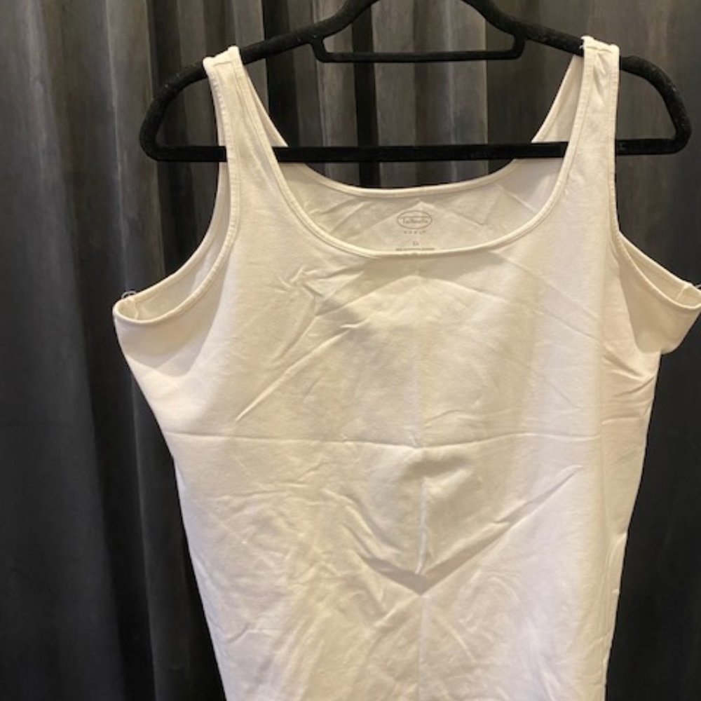 Talbots Womens Tank 1X White